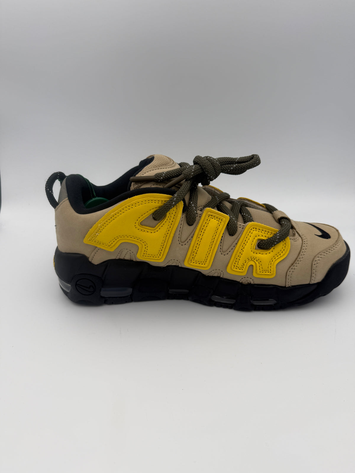 NIKE UPTEMPO, AMBUSH VIVID SULFUR LIMESTONE