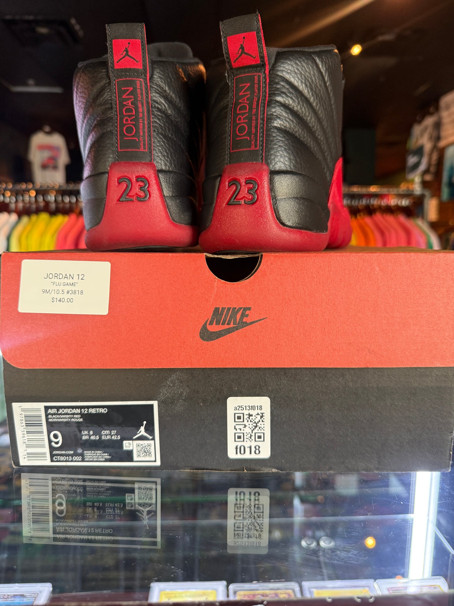 JORDAN 12 (USED), FLU GAME #3818