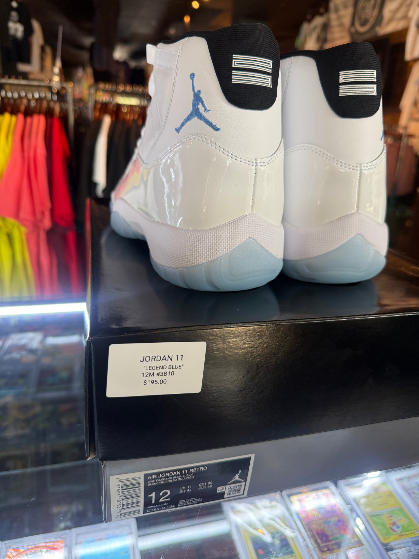 JORDAN 11, LEGEND BLUE (NEW) #3810
