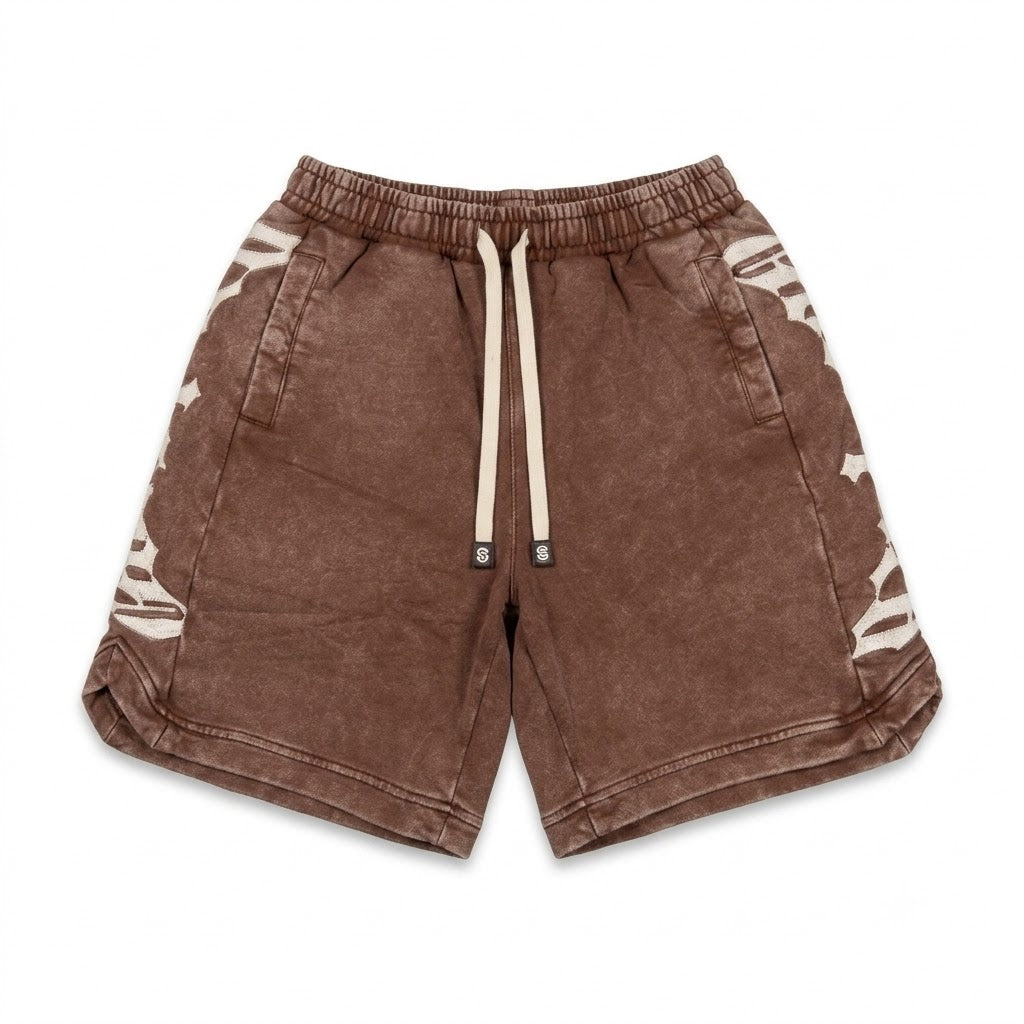GODSPEED ACID WASH SHORTS