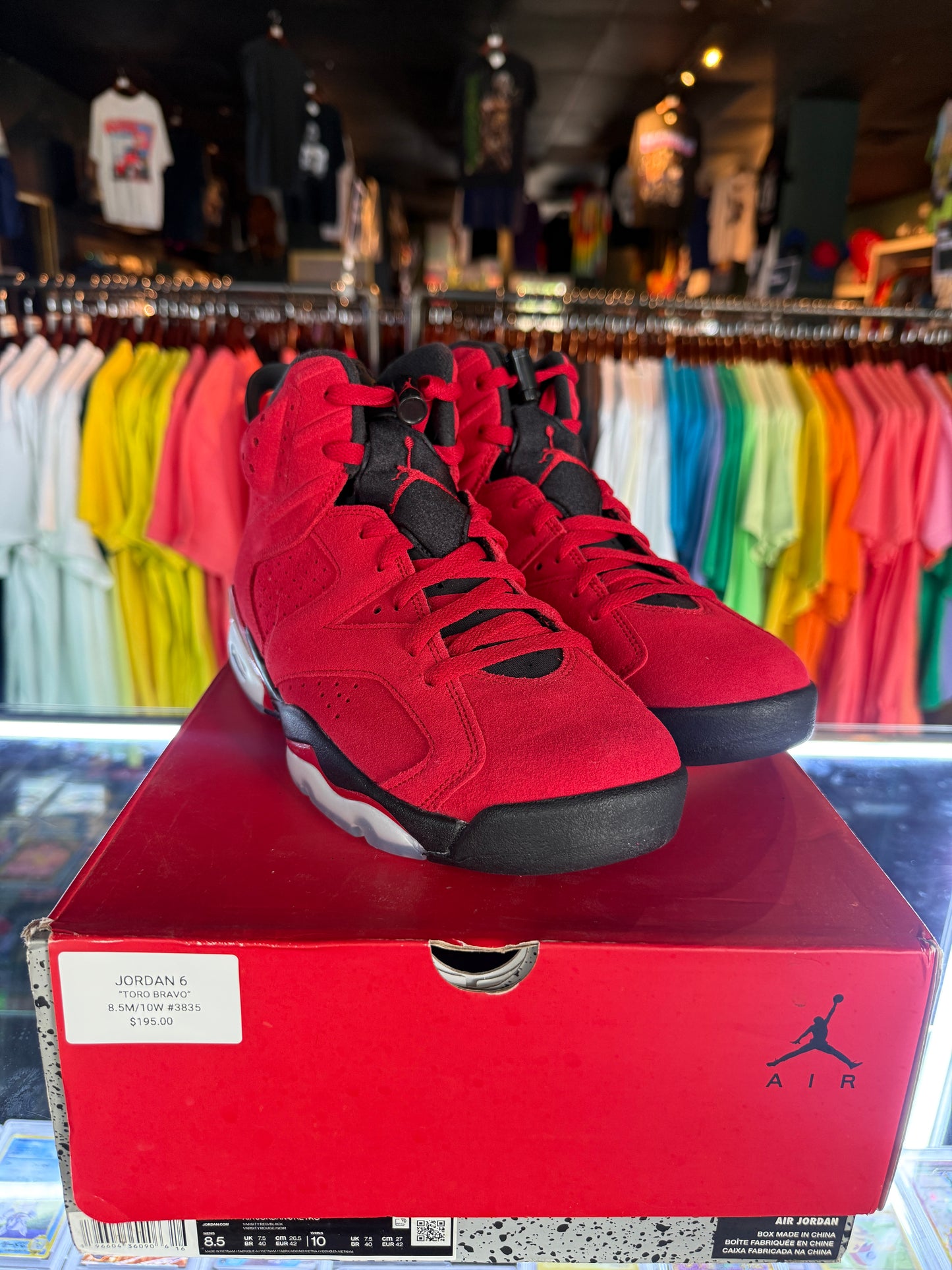 JORDAN 6, TORO BRAVO (NEW)