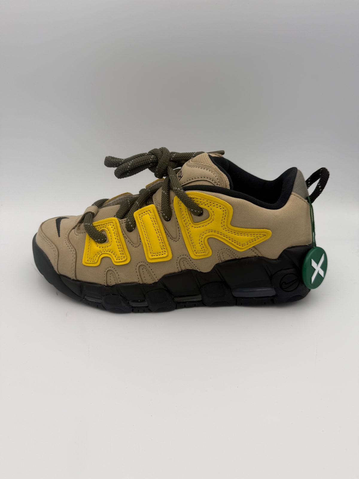 NIKE UPTEMPO, AMBUSH VIVID SULFUR LIMESTONE