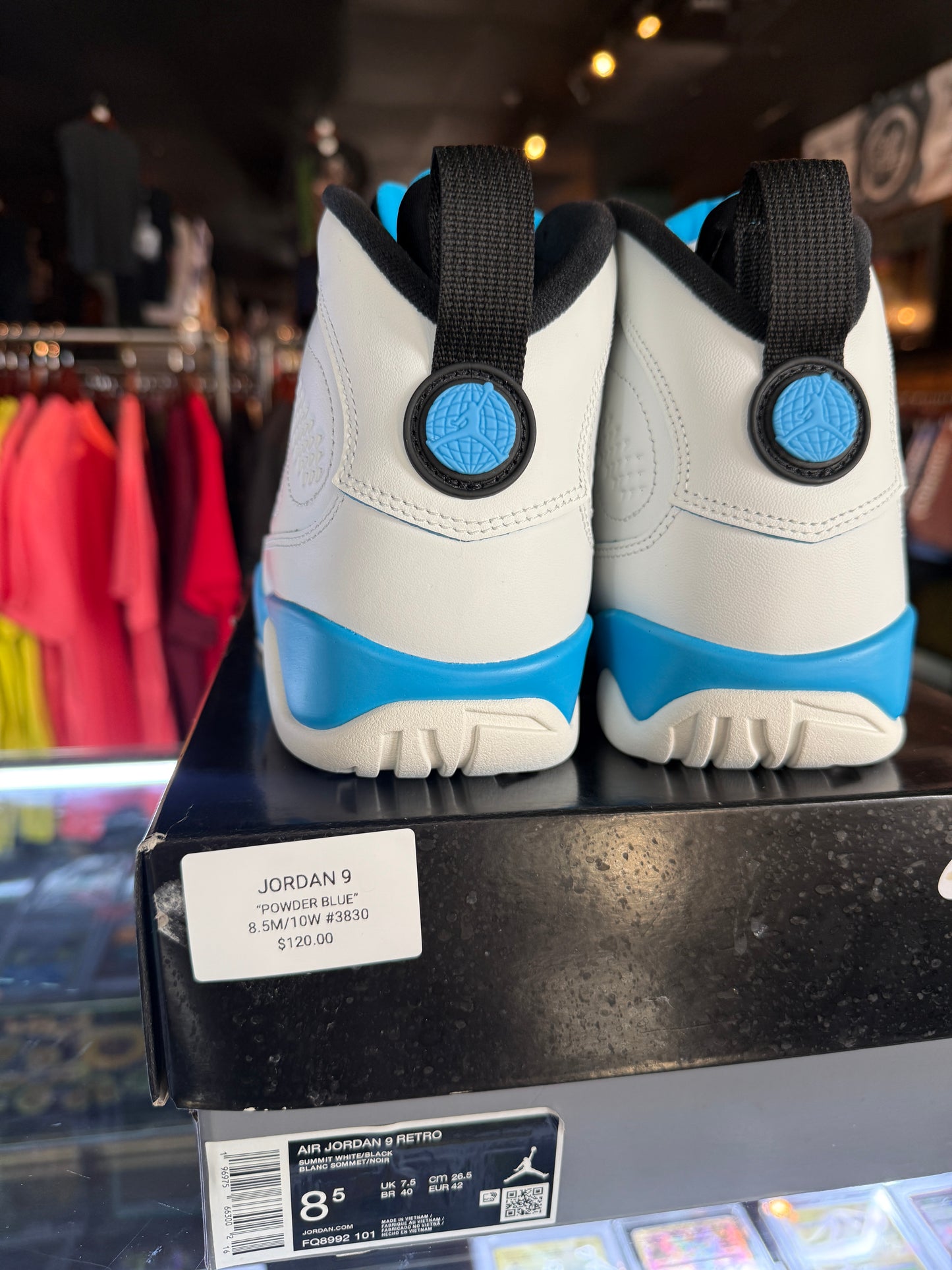 JORDAN 9 , POWDER BLUE (NEW)