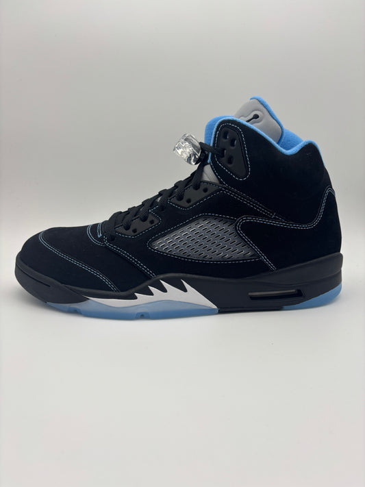 JORDAN 5 BLACK UNI BLUE