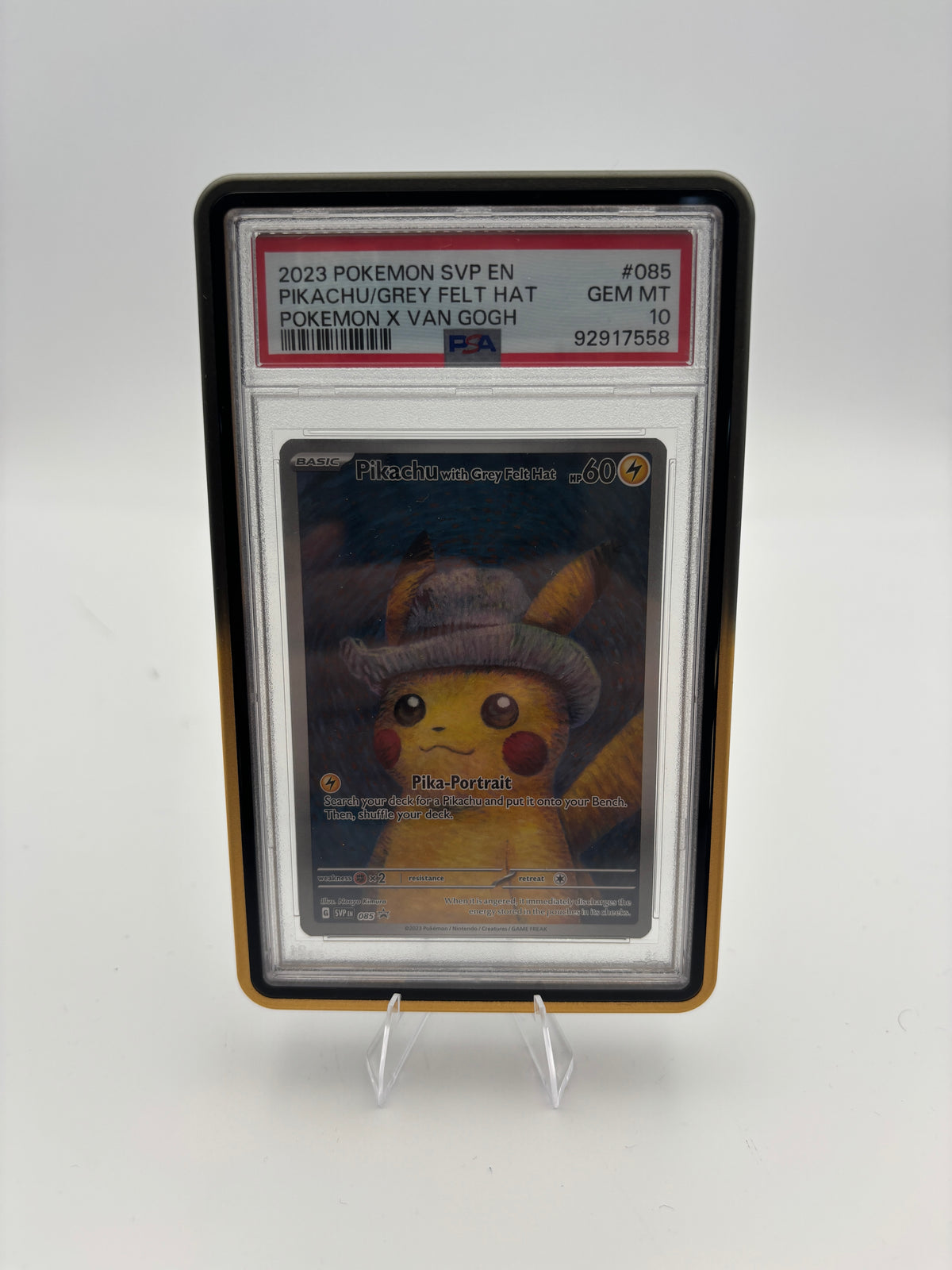 PIKACHU WITH GREY FELT HAT