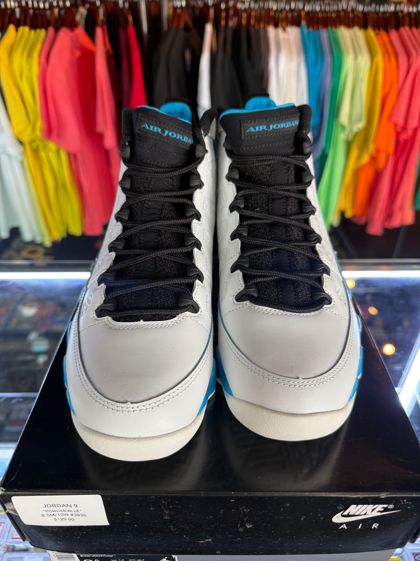 JORDAN 9 , POWDER BLUE (NEW)