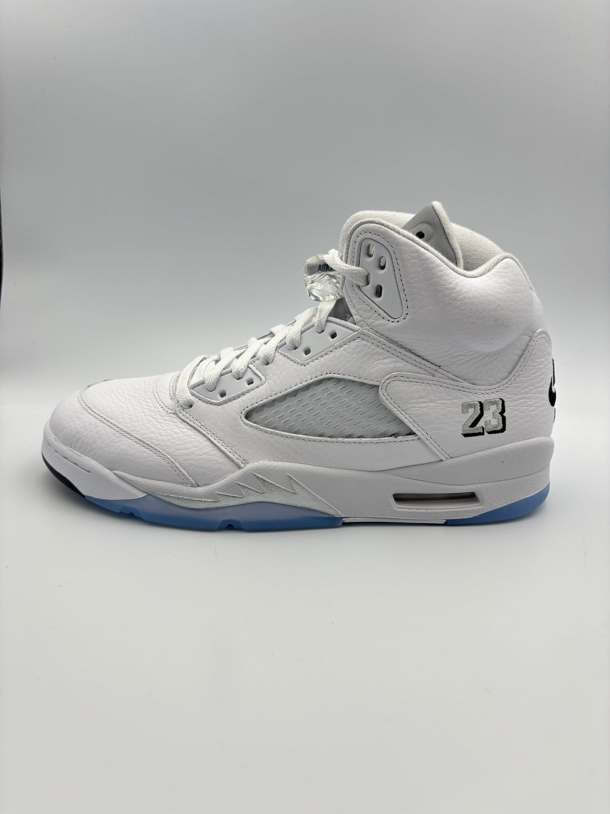 JORDAN 5 WHITE METALLIC