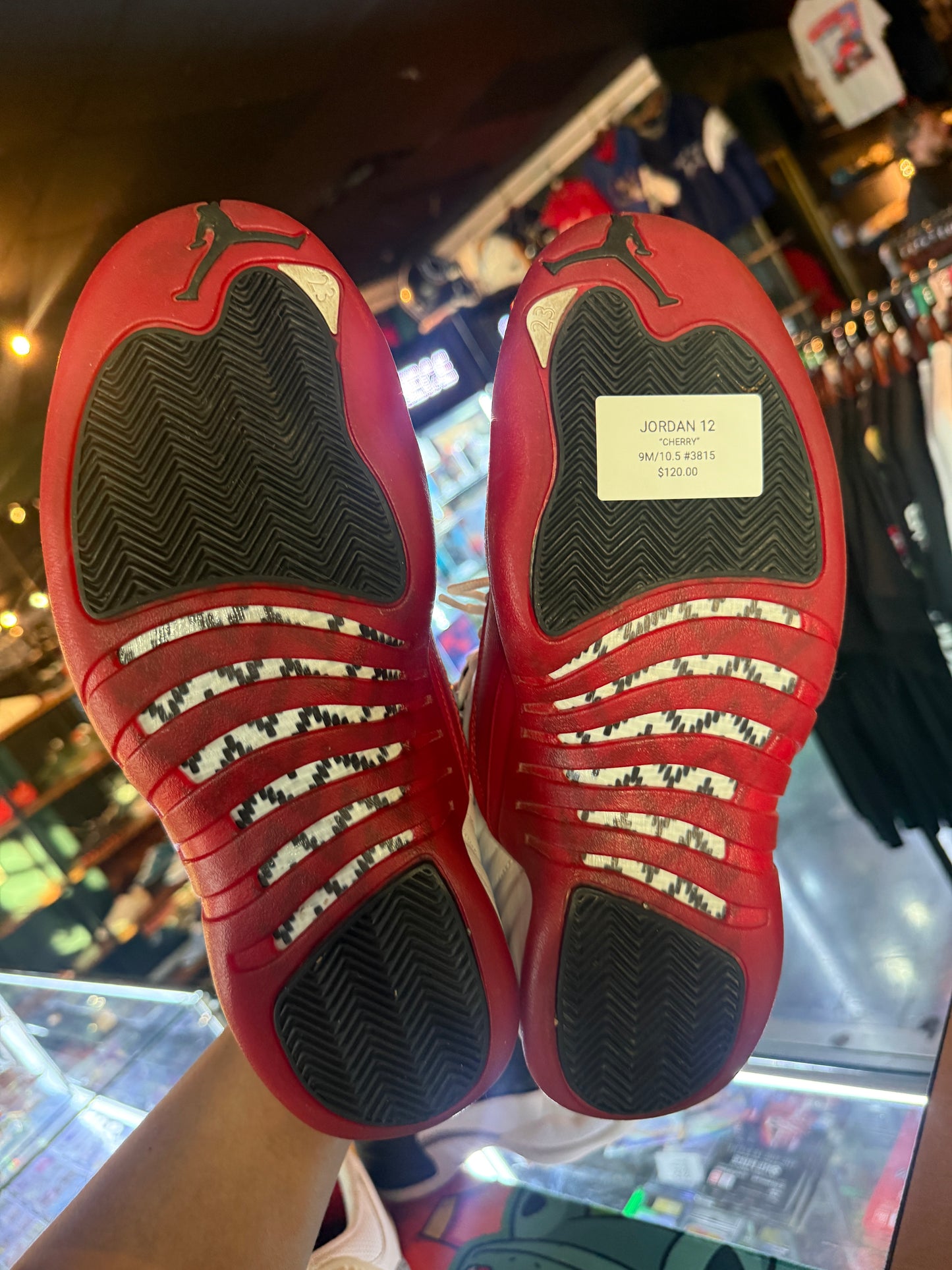 JORDAN 12 (USED), CHERRY