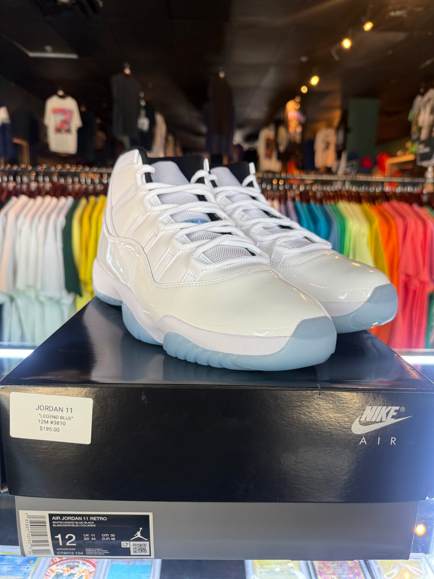 JORDAN 11, LEGEND BLUE (NEW) #3810