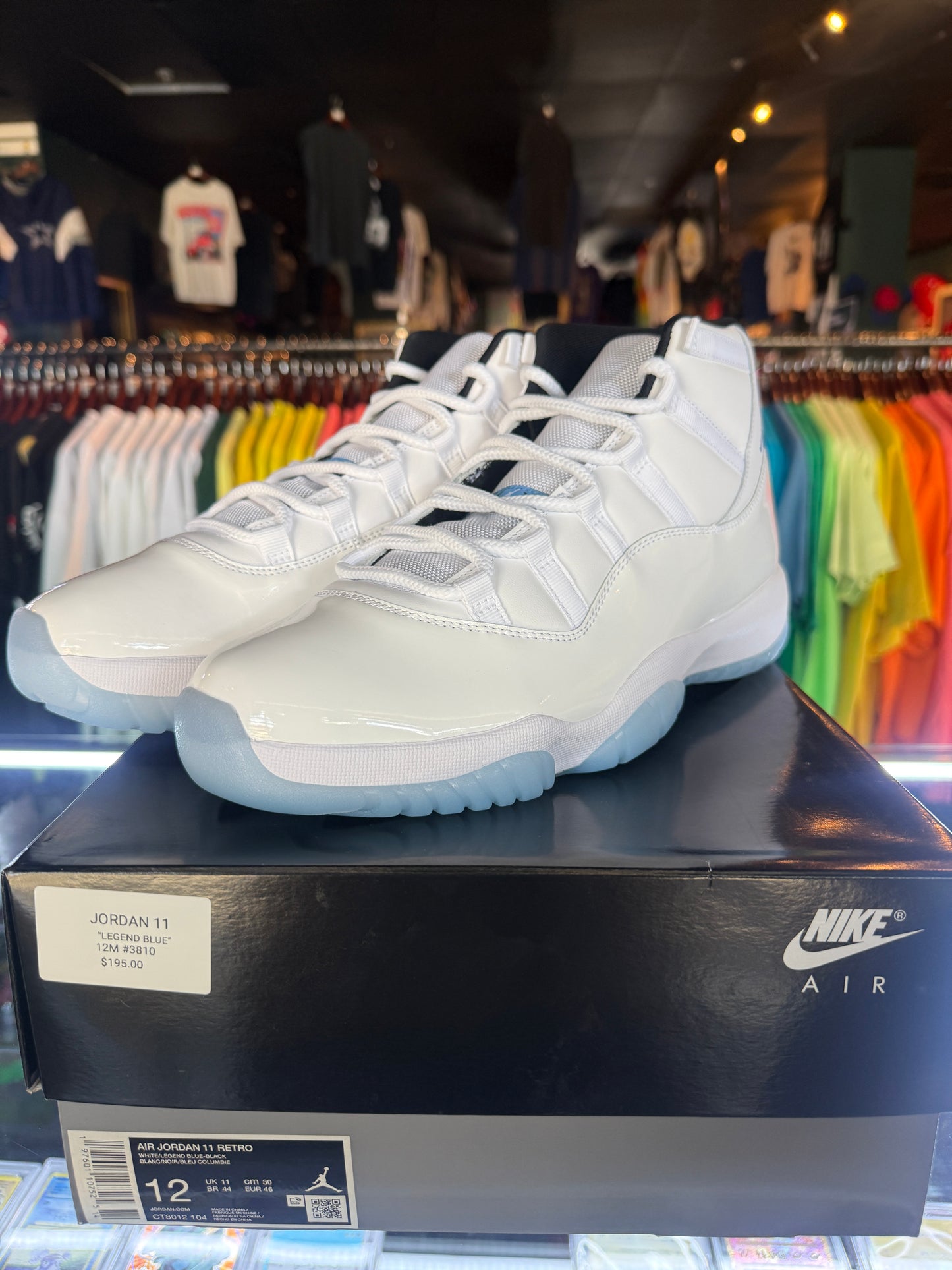 JORDAN 11, LEGEND BLUE (NEW) #3810