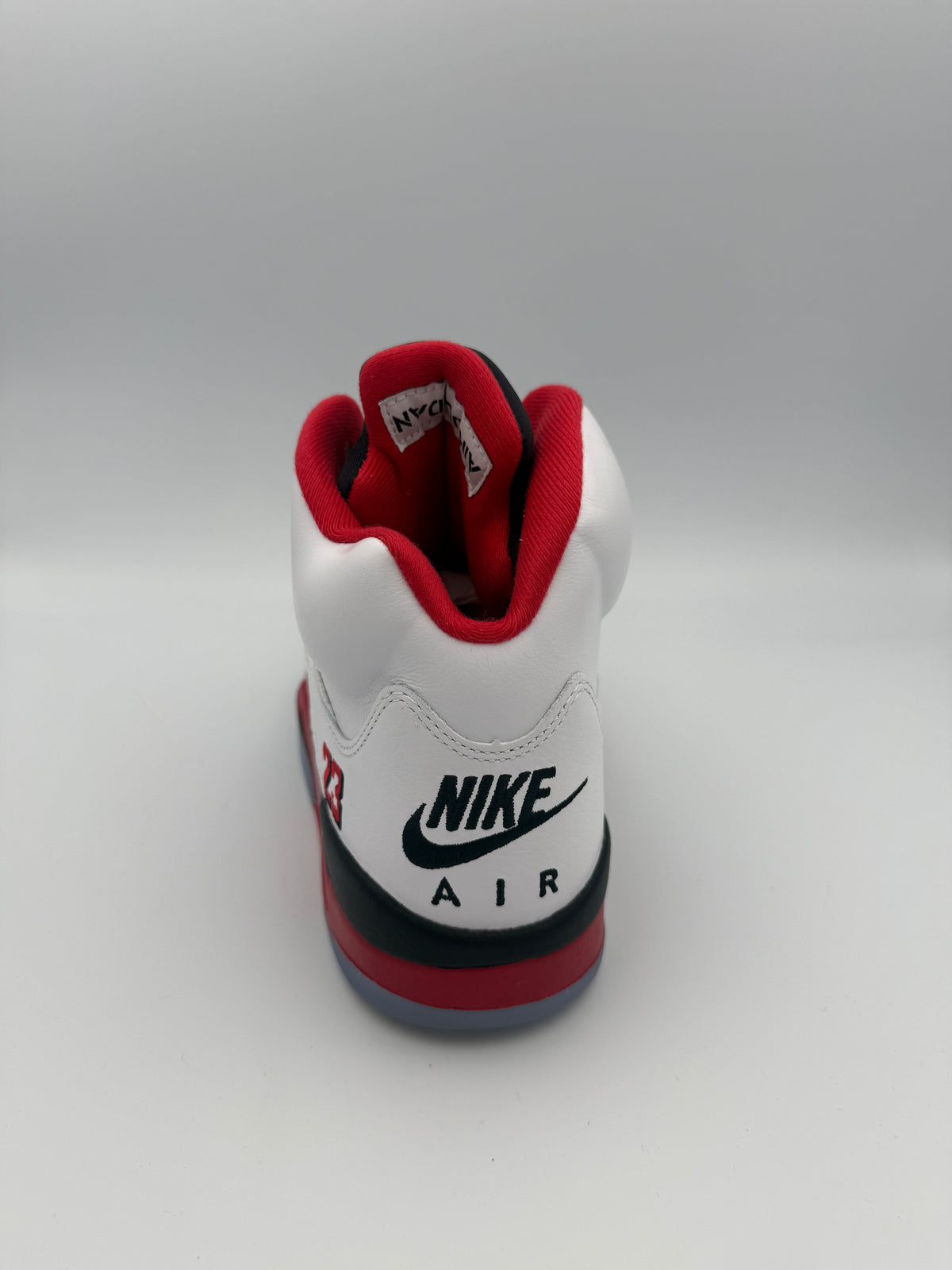 JORDAN 5 , FIRE RED BLACK TONGUE