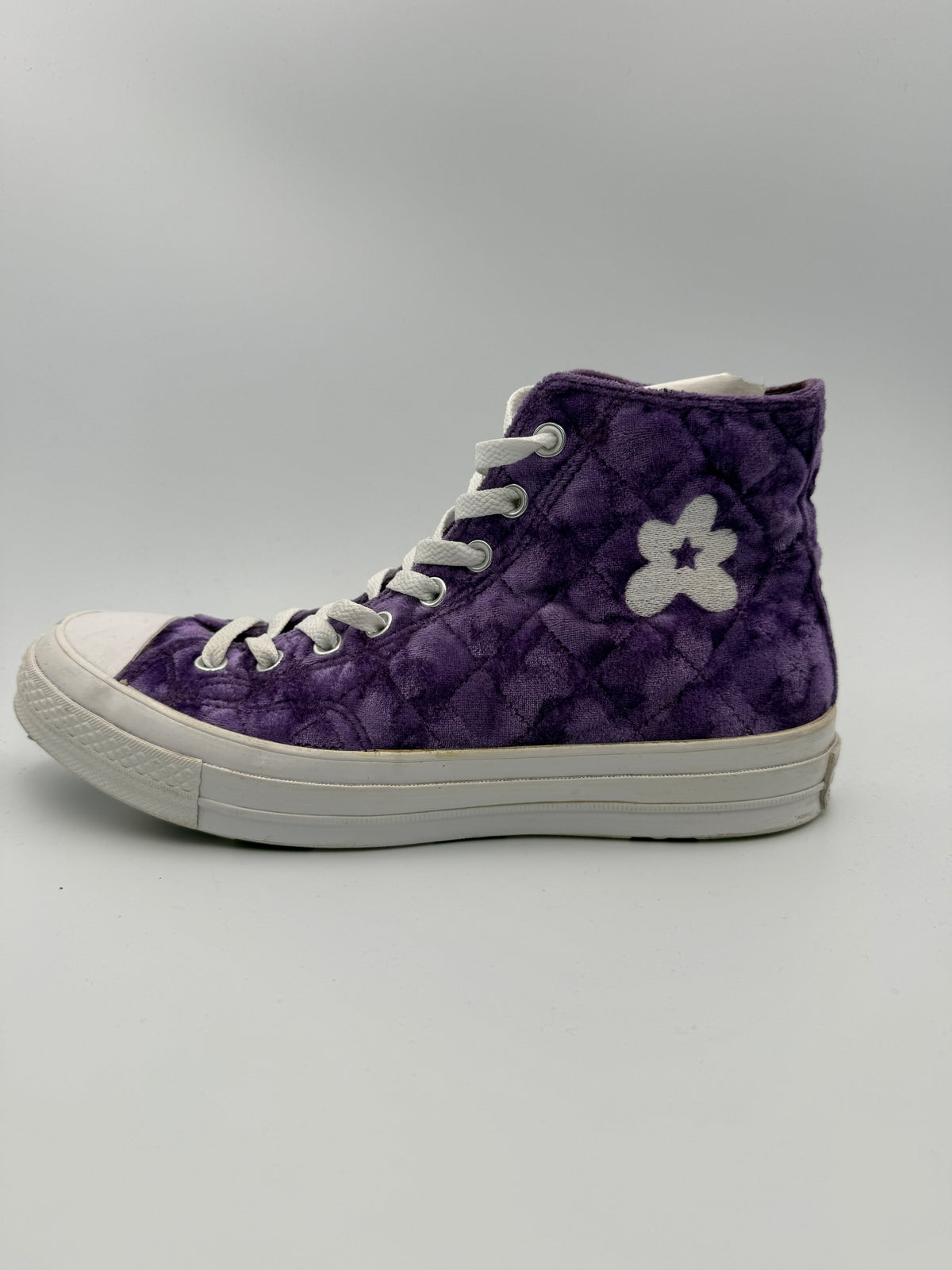 CONVERSE HIGH , GOLF QUILTED VELVET