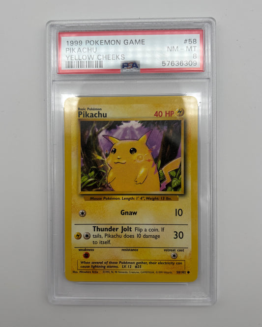PSA 8 PIKACHU (1999)