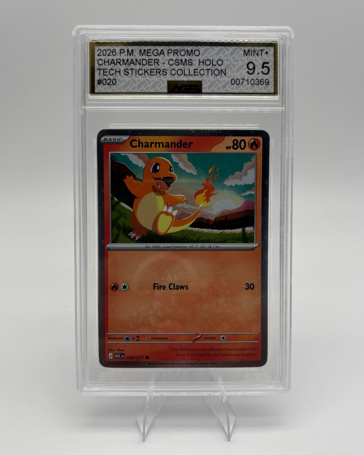 AGS 9.5 CHARMANDER