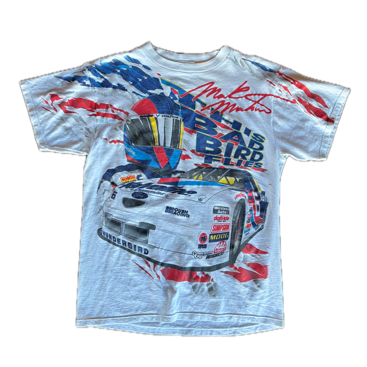 WEB VINTAGE TEES, BAD BIRD FLIES