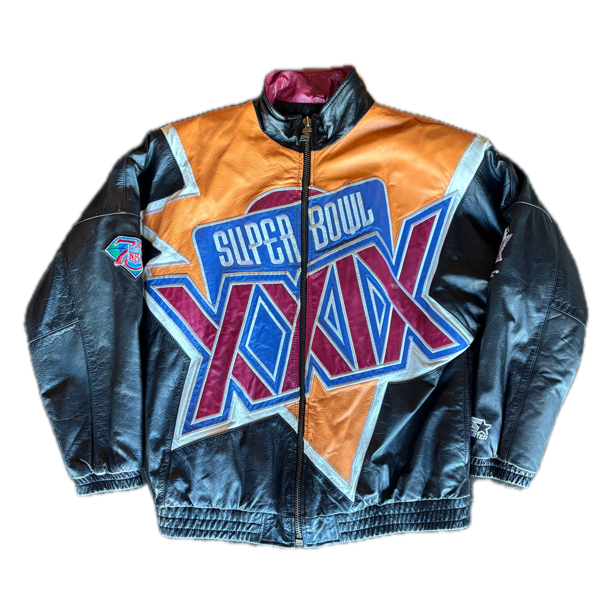 SUPER BOWL XXIX LEATHER JACKET
