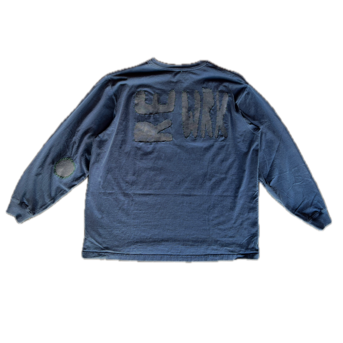 BLACK PATCHED RE-WORK TEE