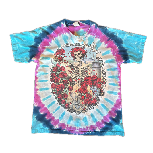 SKELETON TIE-DYE TEE