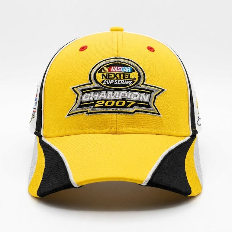 YELLOW NASCAR HAT