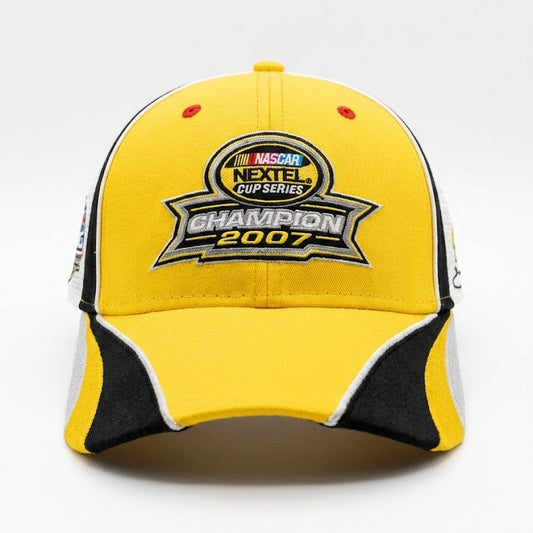 YELLOW NASCAR HAT