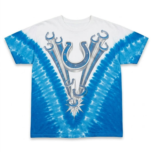 INDIANAPOLIS COLTS TIE-DYE TEE (L)