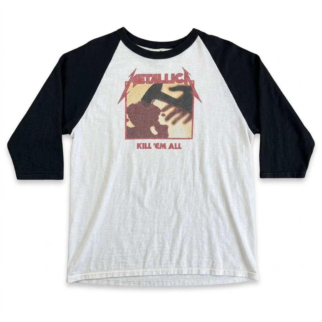 METALLICA BASEBALL SLEEVE TEE
